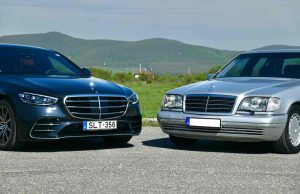 1997 Mercedes-Benz S420 W140 és 2021 Mercedes-Benz S400d W223: legendák találkozása