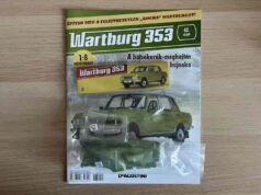 DeAgostini Wartburg 353 1:8 építés – 42. lapszám: jobb hátsó sárvédő dob, üzemanyag-betöltő cső beillesztése