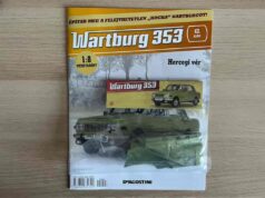DeAgostini Wartburg 353 1:8 építés – 43. lapszám: bal hátsó sárvédő dob oldalfallal
