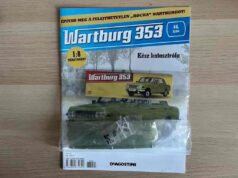 DeAgostini Wartburg 353 1:8 építés – 44. lapszám: a hátfal beillesztése