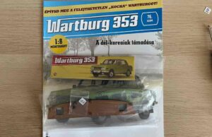 DeAgostini Wartburg 353 1:8 építés – 76. lapszám: kalaptartó és kerete