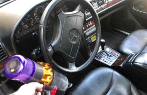 1997 Mercedes-Benz S420 W140: Dyson V15 Detect Absolute takarítás