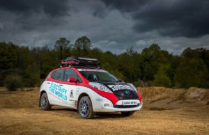 Nissan Leaf AT-EV a 10 ezer mérföldes Mongol Rallyn